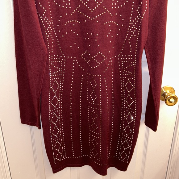 Knit Rhinestone Dress - Picture 3 of 7